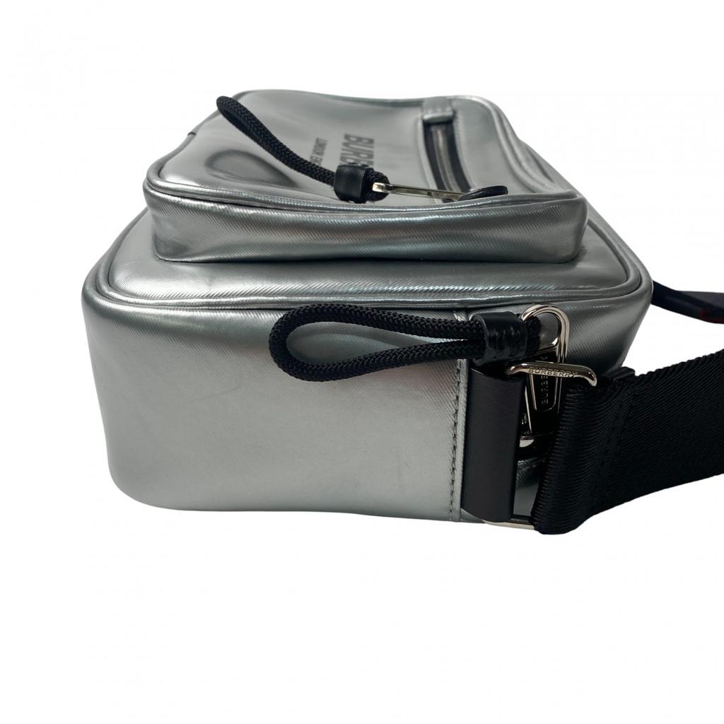 Used BURBERRYShoulder Bag Silver/black Women