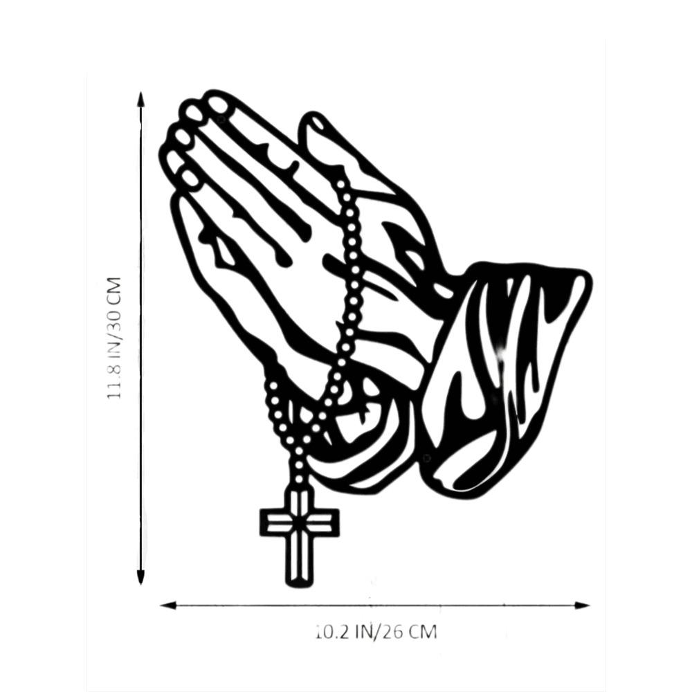 

Gothic Iron Metal Cross Wall Art Faith Religious Decor for Bedroom Living Room Halloween Gothic Hanging Gift TY4507 різнокольоровий
