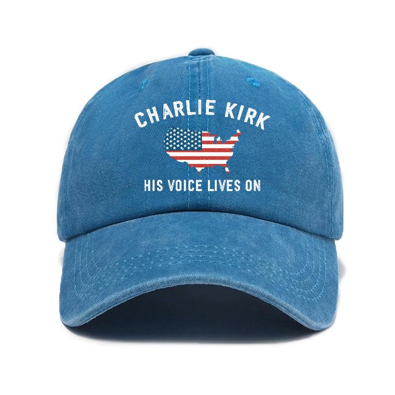 Fashion and casual American printed washed old soft top sunshade baseball cap Unisex baseball cap