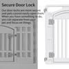 Indoor Anti-Escape Pet Fence: Enhanced Dog House Guardrail & Cage