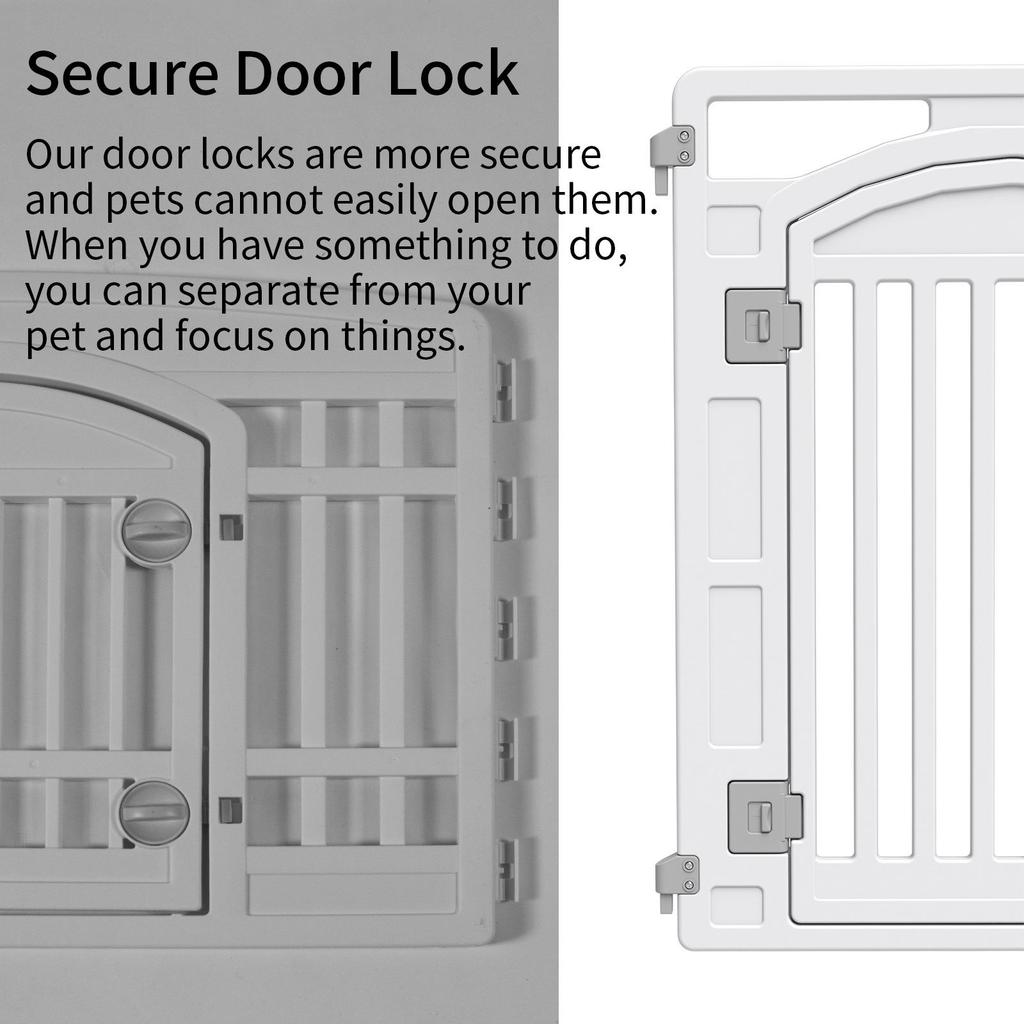 Indoor Anti-Escape Pet Fence: Enhanced Dog House Guardrail & Cage