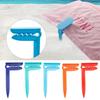 4 Pcs/Set Pince de Serviette de Plage Pince de Tapis de Camping Pinces à Linge Décoratives d'Extérieur Support de Drap Pince à Serviette Pinces à Linge Pinces de Tente