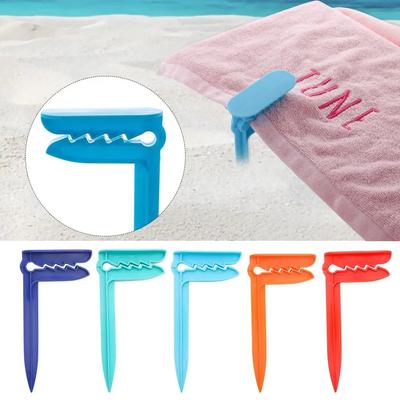 4 Piezas/Set Clip para Toalla de Playa Clip para Esterilla de Camping Pinzas para la Ropa Decorativas de Exterior Sujetador de Sábana Pinza para Toalla Pinzas para la Ropa Clips para Tienda