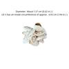 Adjustable Open Band Hermit Crab Statement Ring Conch Shell Wrap Ring  Music Festival Outfit