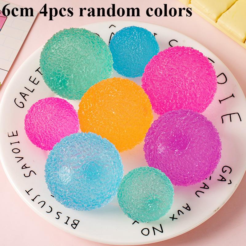 4 Colors Venting Balls Squishy Fidget Toy Slow Rebound Anxiety Relief Soft Sensory Squeeze Toys for Adults Kids Birthday Gifts