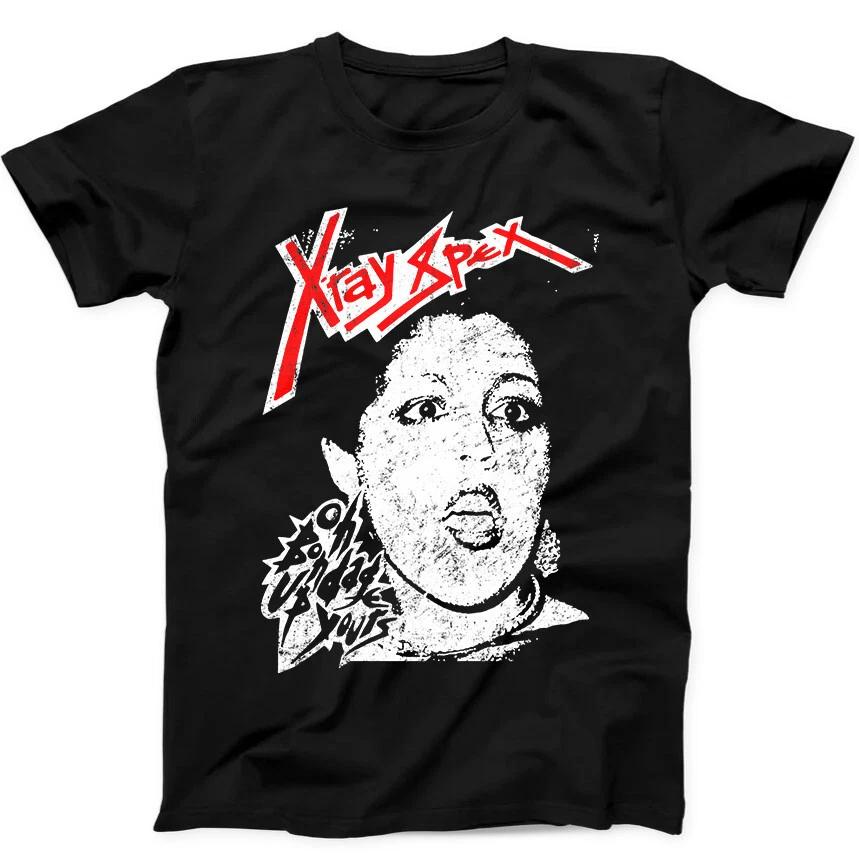 X Ray Spex Oh Bondage Punk Rock Music Gift Tee Black T Shirt 285
