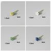 Mini Glass Flower Decor Colored Glaze Simulation Floral Handcrafted Floral Sculpture Hand-blown Glass Flower