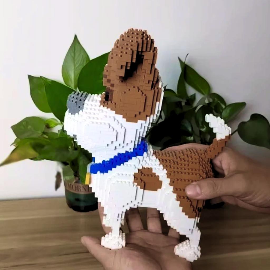 Construction Bricks Jack Russell Dog Building Set 7100 Pcs.