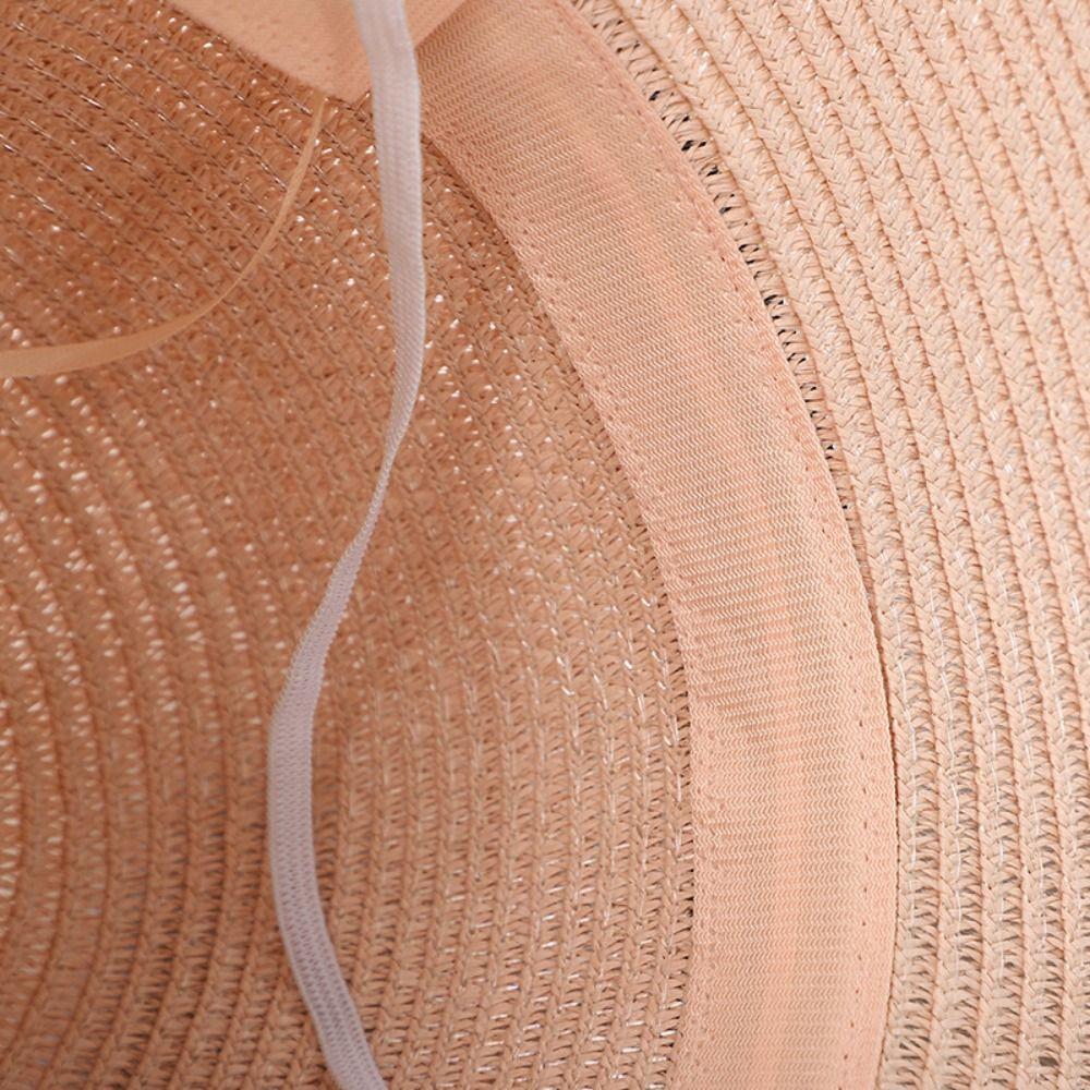 New Summer Women Sun Hat Fashion Foldable Bowtie Fisherman Hat Casual Straw Hat Travel Beach Hat