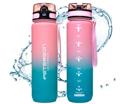 Wasserflasche 1L PTN HY-003-1L-9546 Rosa-Blau