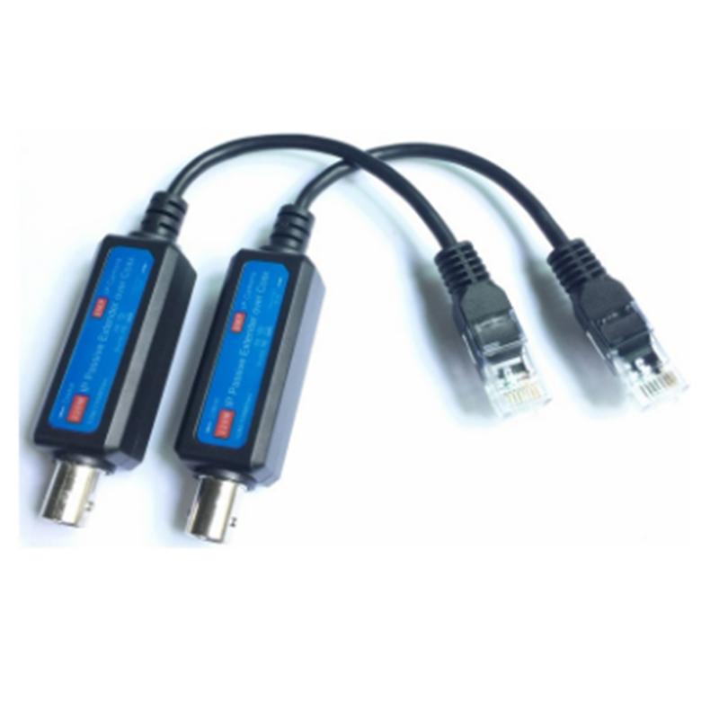 ABUO-1CH Passivo Per Rete IP Trasmettitore Ricevitore Coassiale Estensore 1 Coppia 10/100Mbps Per Telecamera IP NVR Su Cavo Coassiale Estensore