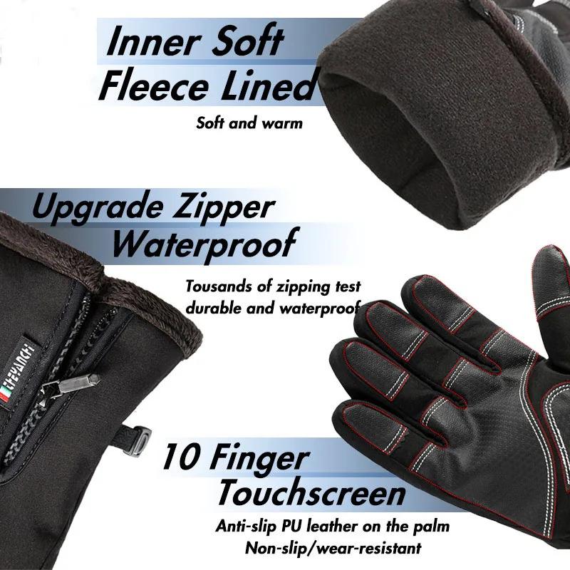 Waterproof Riding Glove Rain Proof Outdoor Men Women Windproof Touch Screen Sport Glove Riding Hiking Motorcycle Gloves