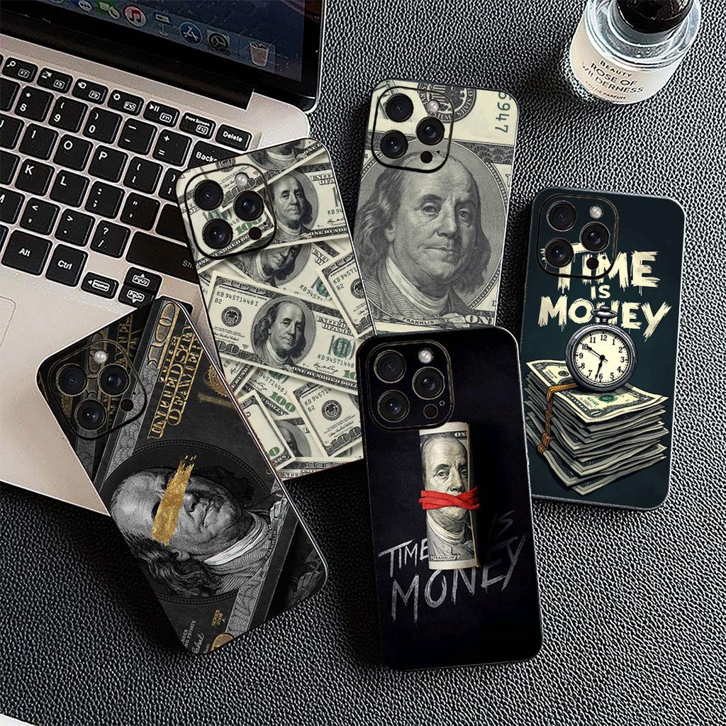 Cover Moneys 100 D-Dollars Wallpaper for Xiaomi Redmi Note 13 A3 14 Pro Plus 9T 14C 13C 13X 9C NFC + Pro+ 5G 4G Phone Case