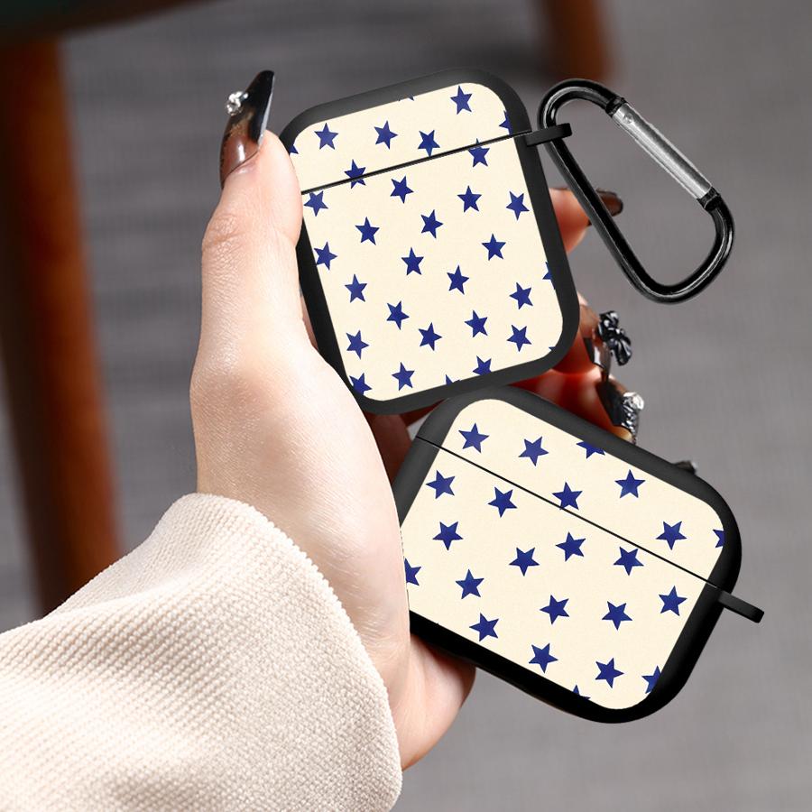 Étuis pour écouteurs Housse Étui Pour Airpods Pro 3 4 Pro3 Pro2 2 1 Motif Étoile Bleue