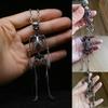 Skull Pendant Necklace Lightweight Skeleton Neckchain Gothic Clavicle Chain for Fashion Individuals Halloween Gifts