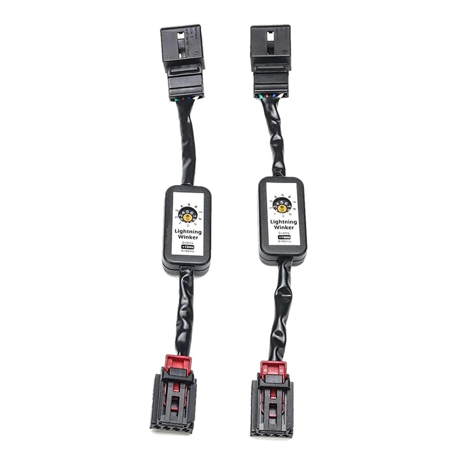 

2pcs Turn Signal Indicator Left & Right Tail Light Blinker Module Kits Add On Module Harness 510945095R for Golf 7 1