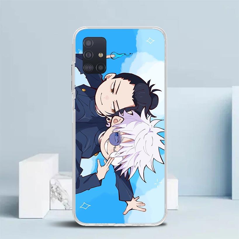 

Cartoon Cute Kaisen J-Jujutsu Phone Case For Samsung Galaxy A52 A32 A22 A12 A51 A50S A30S A10S Note 20 Ultra 10 S10 Plus A31 A20 Samsung Note 10