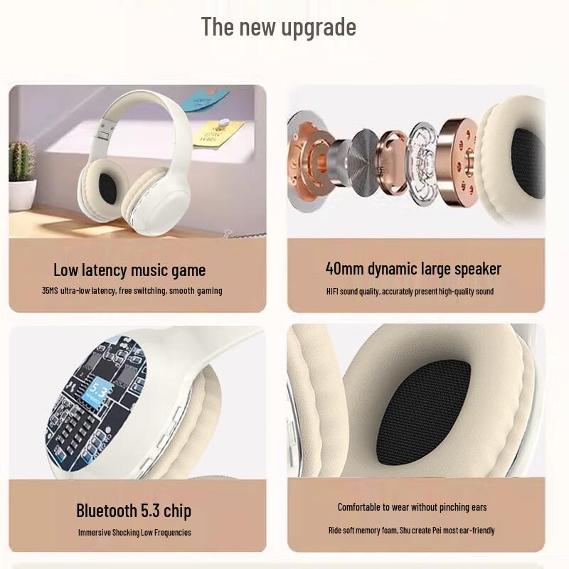 Li Lang Wireless Bluetooth Over-ear Headphones