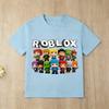 Roblox TShirt Boys Girls Short Sleeve Casual Tee Breathable Soft Cotton Top Game Fans Clothing for Daily Play Birthday Party