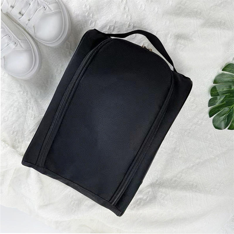 Portable Cloth Football Boot Bag Breathable Lightweight Golf Shoe Bag With Zipper Dustproof Shoe Carrier Bag Unisex Easy Storage