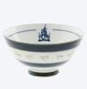Mickey Mouse Rice Bowl, Cinderella Castle, Mount Prometheus, Japanese Pattern, Blue, Tokyo Disney Resort Exclusive, Disneyland, Couple's Rice Bowl