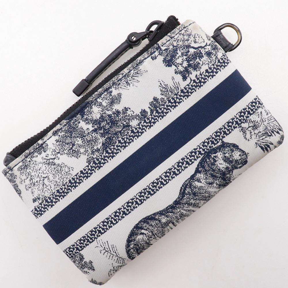Dior Dior Travel Multifunction Shoulder Bag Toile de Jui Pouch Black / white Nylon Women Used