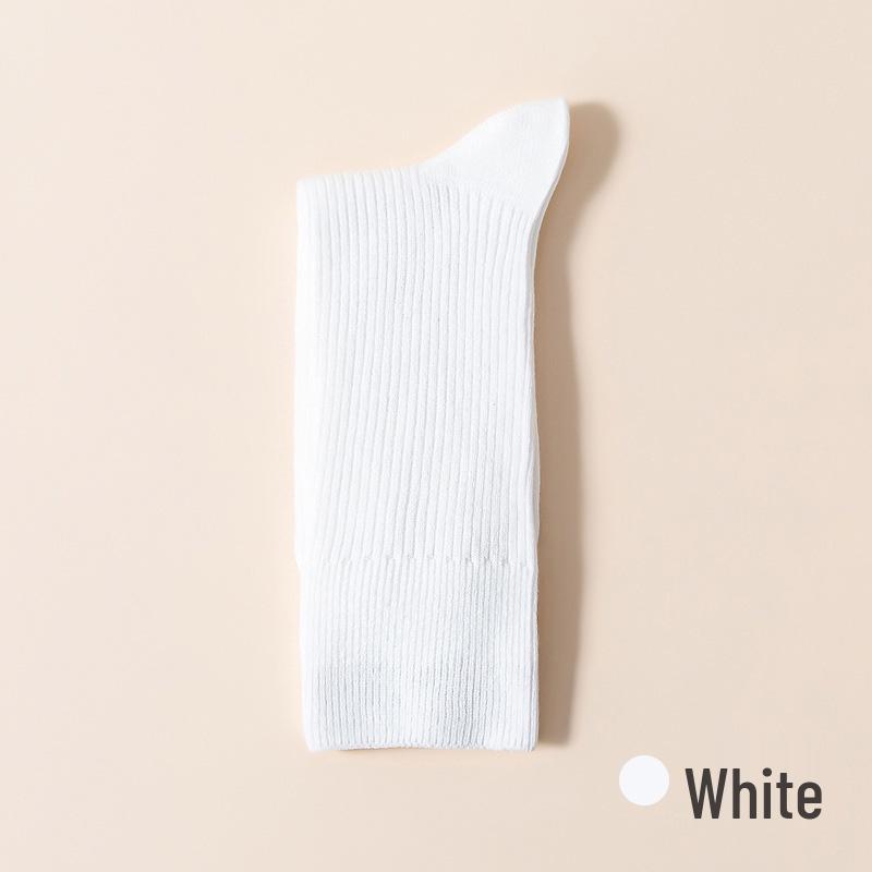 

Женские носки выше колена из чистого хлопка - Плотные, устойчивые к запаху, идеально подходят для осени и зимы Fits sizes 36-40