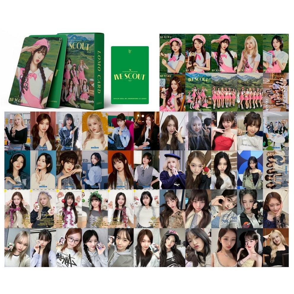 Okerin Ive Photocard IVE_SCOUT 55 Sheets IVE Idol Goods Photocard