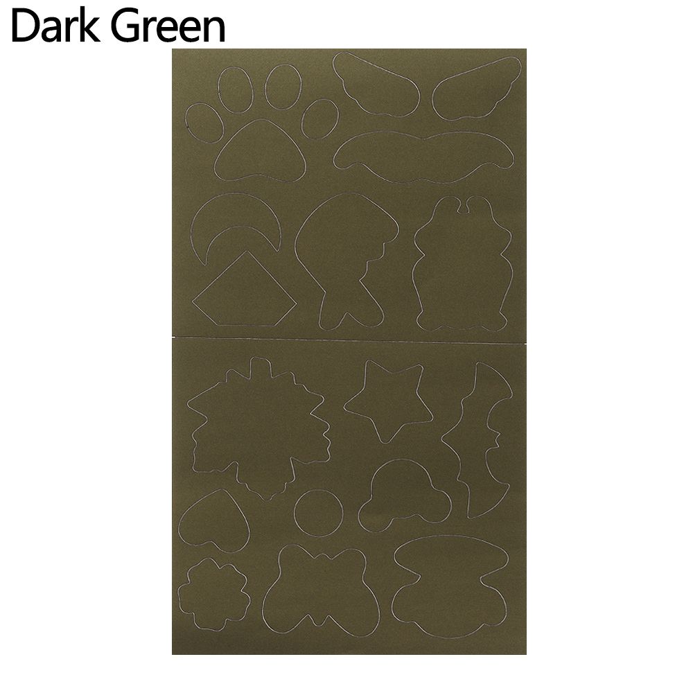 

Decoration Adhesive Cloth Stickers Self Adhesive Sticker Tent Patches Down Jacket Hole Repair темно-зелений колір