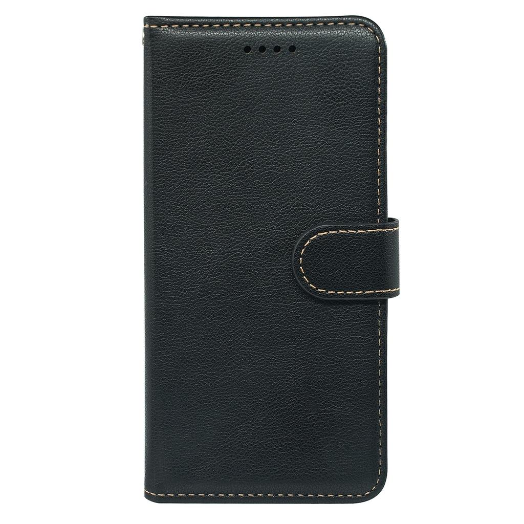 For iPhone 14 Case RFID Blocking Wallet Litchi Texture Leather Phone Cover Magnetic Clasp