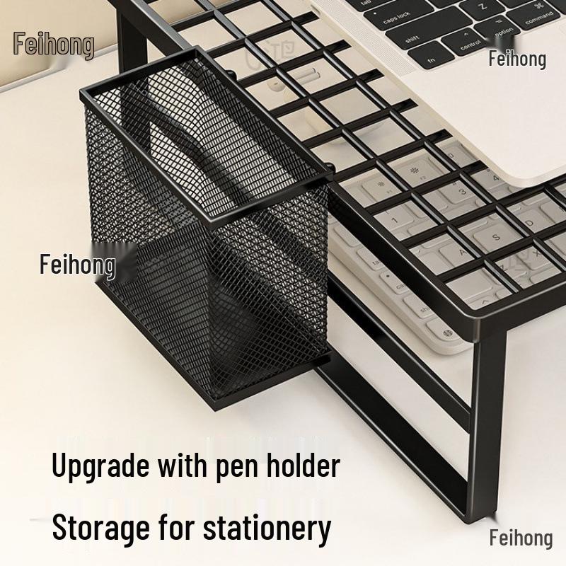 Adjustable Desktop Stand for Laptop and Monitor Cooling