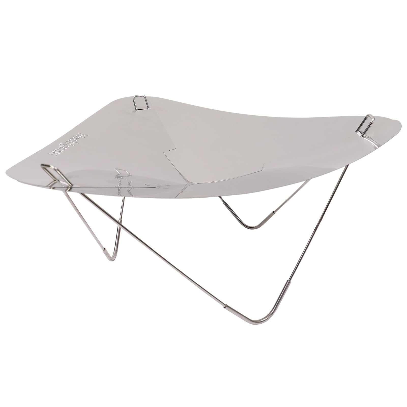 

Hoshigarasu Bonfire Stand to carry and For camping bonfire stainless simple storage bag protective gloves wide design [Easy assemble] use, compact,