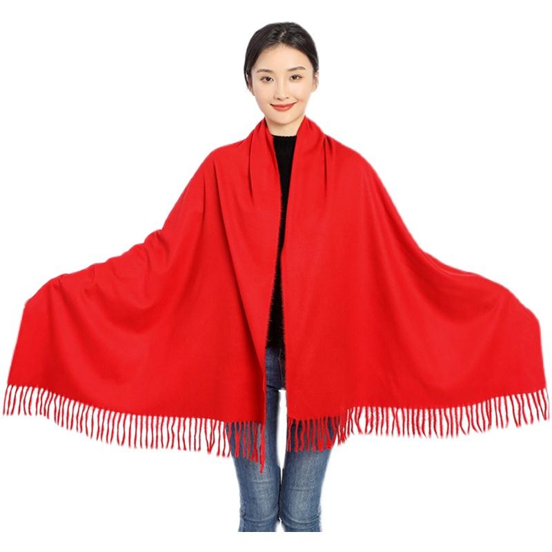 Custom Chinese Red Scarf with Logo for Events: Weddings, Birthdays, Reunions, and More