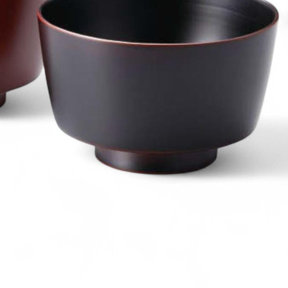 Set of 2 Lacquerware Made in J-kitchens Bowls, Wooden, Hand-Painted, Japan, PID-528657