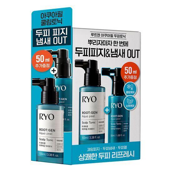 Scalp Heat -9 degrees Ryo Rootzen Aqua Peel Scalp Tonic 100ML+50ML Planning and Single Product