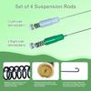 WH16X26910 WH16X26911 Washer Suspension Rods 4Pcs Suspension Rods Compatible with GE Washer Suspension Rod GTW335ASN1WW GTW335ASN2WW GTW460ASJ5WW