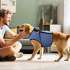 Verstellbare Hundeangstweste Atmungsaktive Hundebrust Rücken Kleidung für Gewitter Feuerwerk