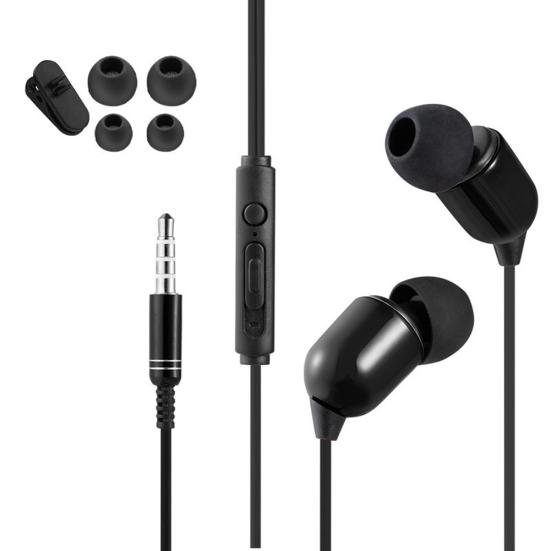 3-Meter 3.5mm Plug In-Ear Wired Earphone Broadcast Live Headset with/without Mic