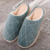 Winter Short Plush Warm Women's Cotton Slippers Indoor Home Casual Toe Wrap Slides Men Anti Slip Autumn Soft Shoe