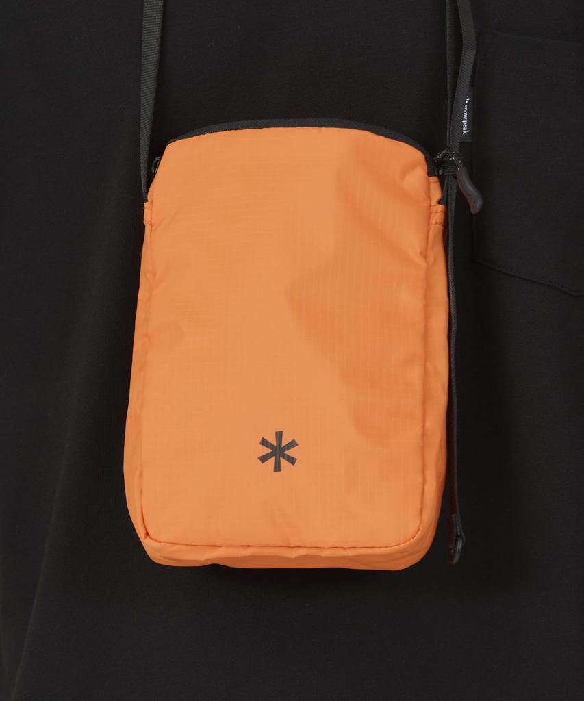 Snow Peak New Standard Sacoche NSD-AC-25AU004 Sacoche Mini Bag for Men and Women, Black One