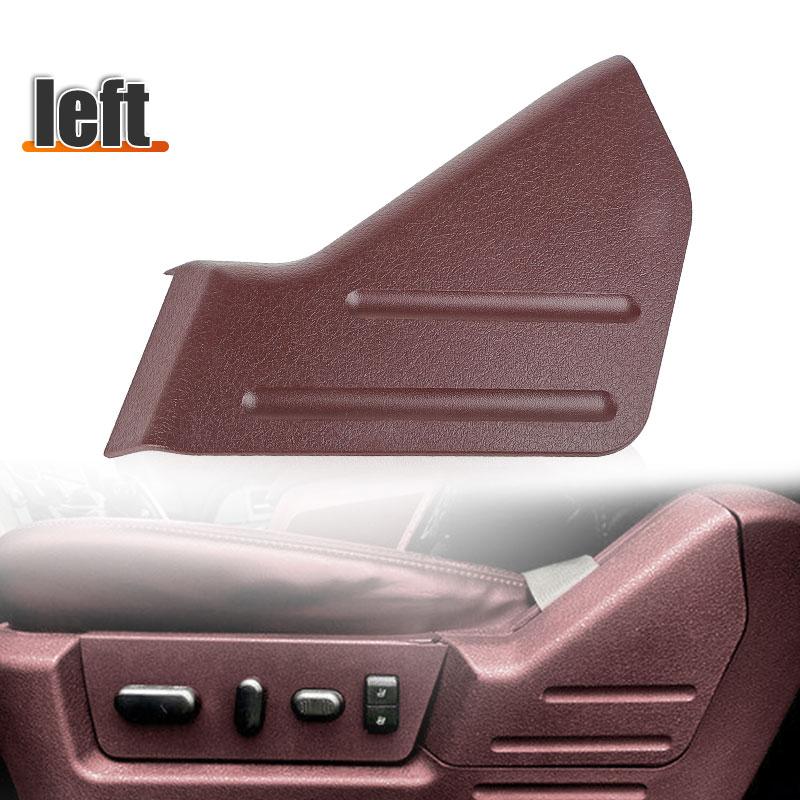 Car Front Left Right Seat Trim Cover Panel Adobe Red Seat Side Cover Panel For Ford F-150 2013-2014 Auto Parts 9L3Z-1661692-CA Left