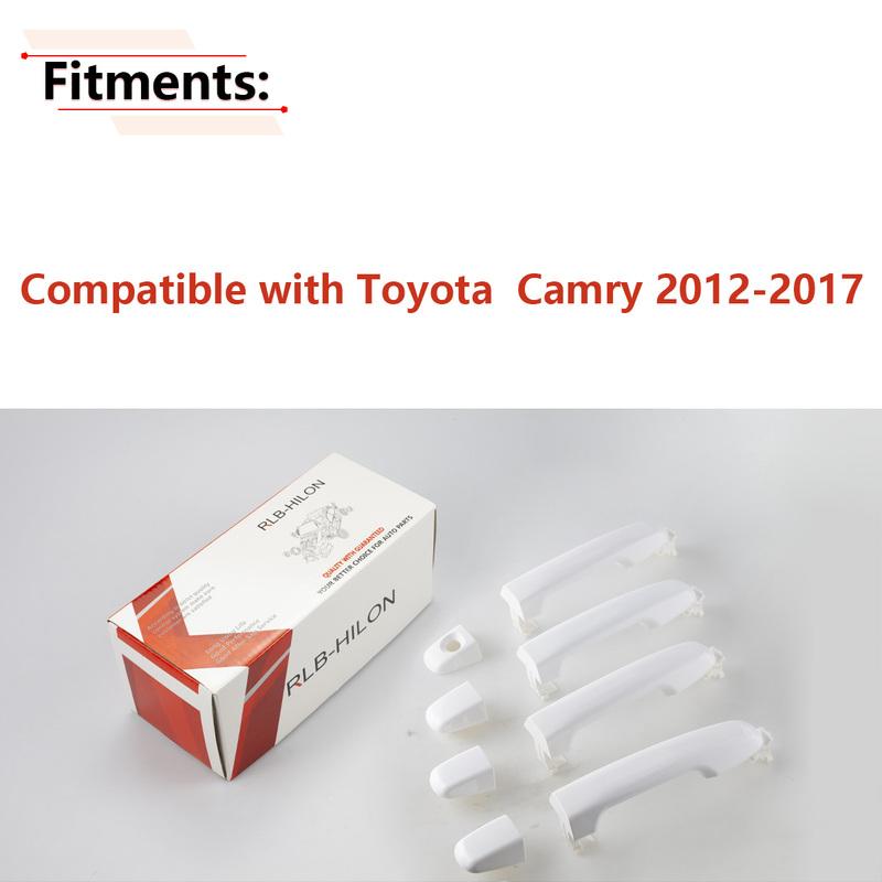 4 Stück Außen Türgriff Weiß Lackiert Für Toyota Camry 2012 2013 2014 2015 2016 2017 Auto Außen Zubehör