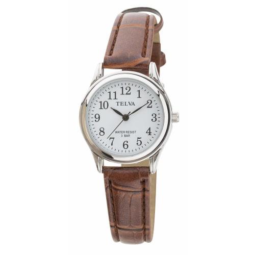 

Klefer Women s Analog Waterproof Watch with Leather Strap, Brown, TE-AL147-BRS
