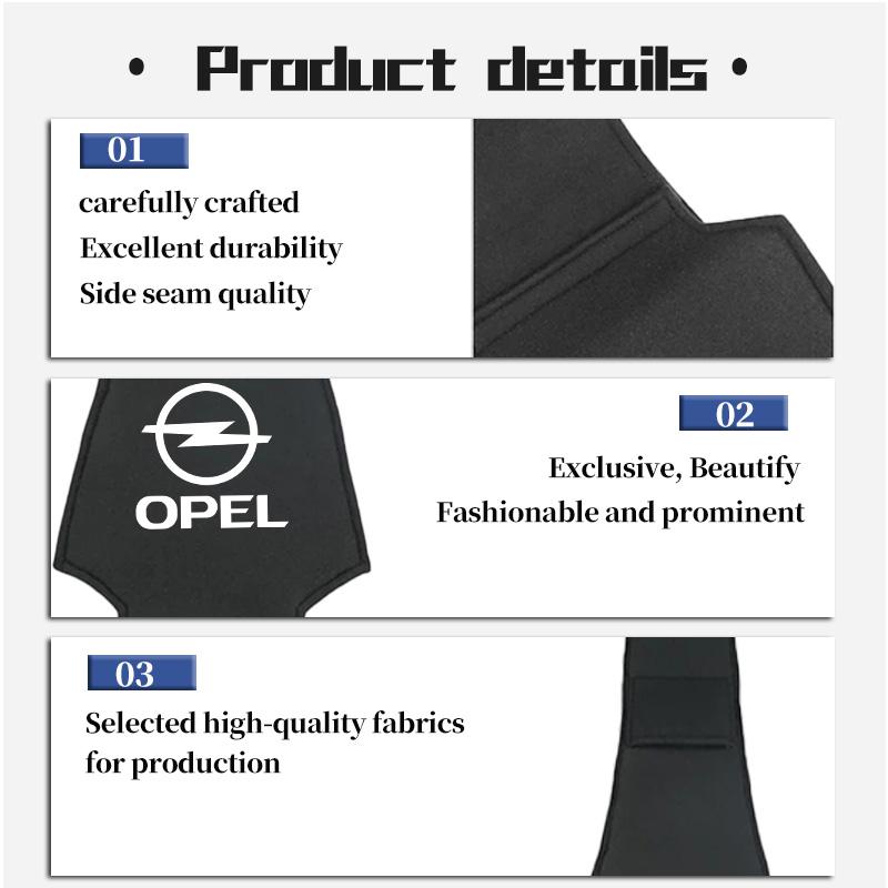 For Opel Bilstolhodehvile Trekk Universelt Interiørtilbehør Passer Corsa Mokka Astra Cascada Adam Insignia Meriva Vectra