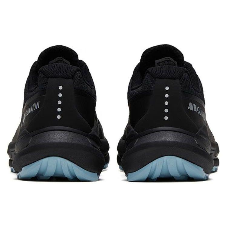 Anta Champion Lite Non-Slip Durable Low-Top Running Shoes Men Sneakers Black Blue 112325661A-4