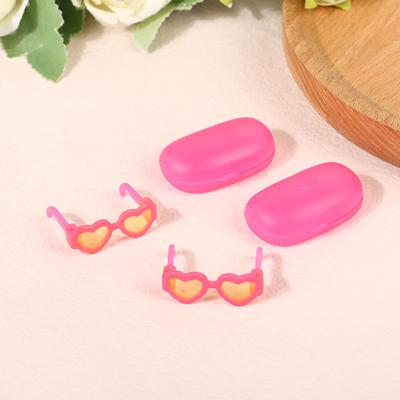 Casa de Muñecas Mini con Estuche para Gafas Gafas de Muñeca Juguetes a Granel Pegamento de Goteo Funda para Teléfono Móvil