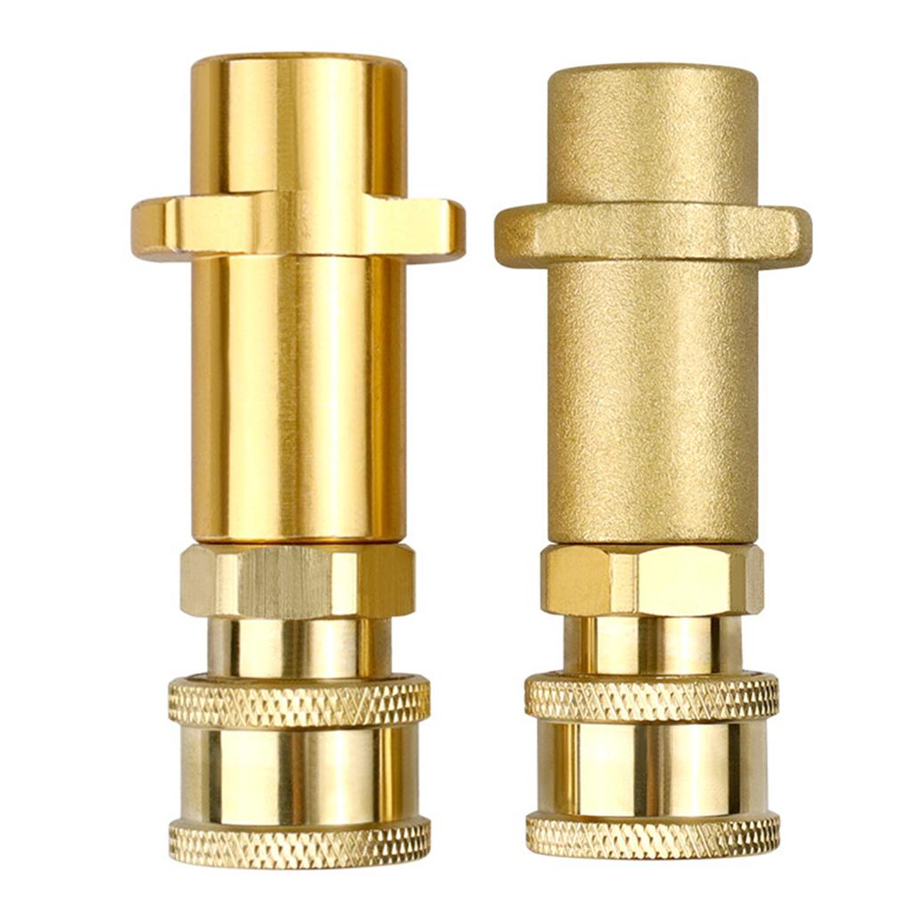 High Pressure Washer Adapter Brass 1/4Inch Connector Quick Insert for K2 K3 K4 K5 K6 K7 Pressure Washer Foam Nozzle