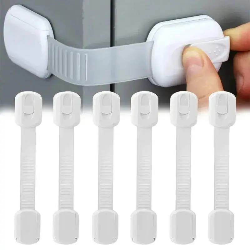 Child Safety Lock Baby Drawers Locker Closet Refrigerator Toilet Security Accessories Adhesive Pads Window Limiter Closure Kids
