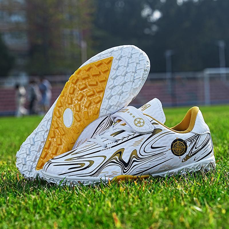 28-39 Dětské kopačky Dětské kouzelné samolepky Řemínek s plastovými hřebíky Fotbalové boty