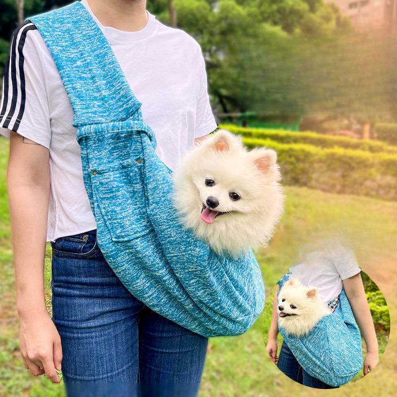 Nowy Jesienno-Zimowy Plecak dla Kota, Torba Jednoramienna, Torba Crossbody, Torba dla Kota, Torba dla Psa, Torba Outdoorowa, Bichon Frise